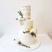 Wedding cake Blanc et Or