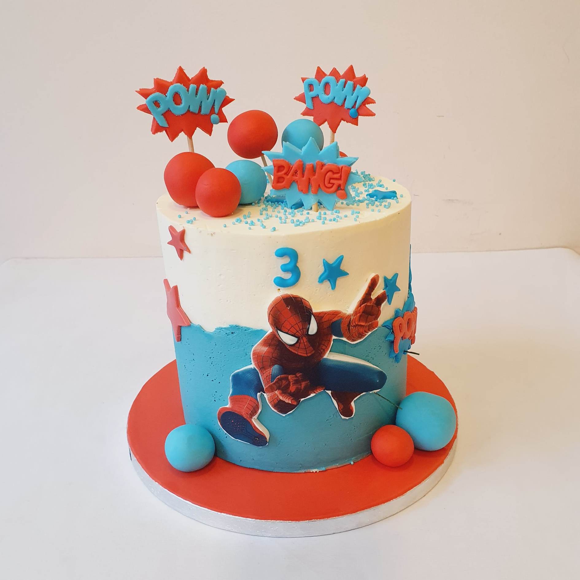 12p layer rouge et bleu Spiderman